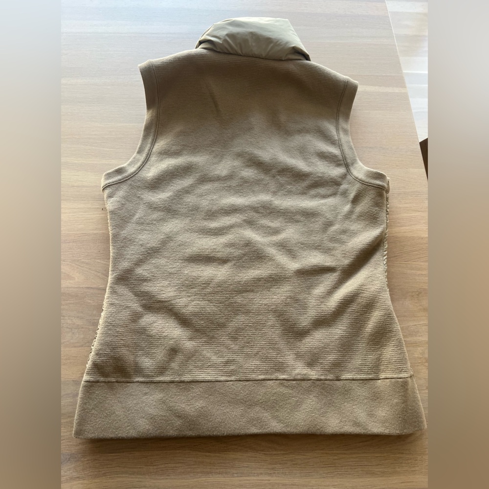 Aether Phase Women's Quilted Tan Vest jacket M - Picture 4 of 6